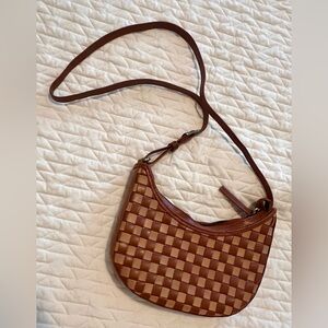 Bembien Mini Sling in the Carré Weave Sienna color way